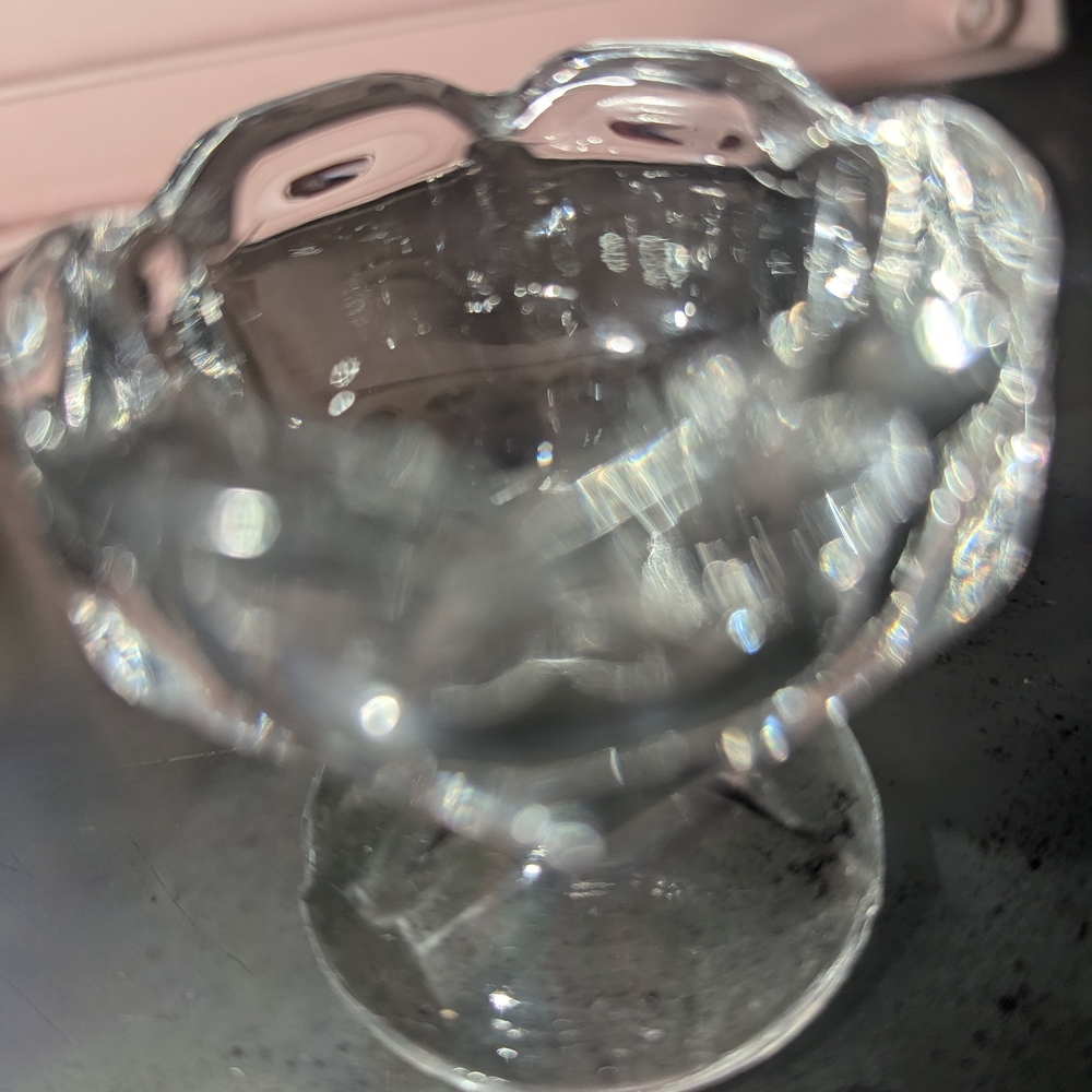 Elegant Clear Glass Bowl